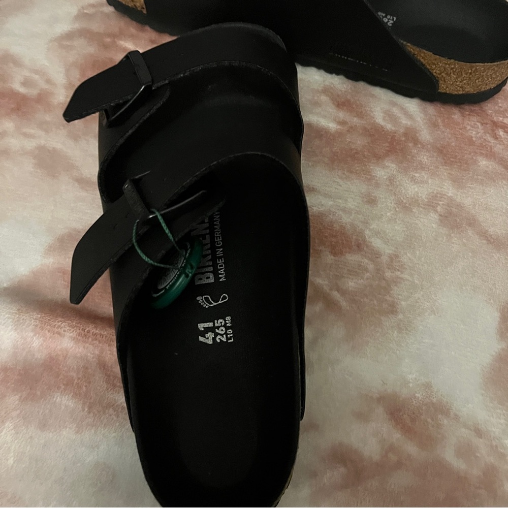 Birkenstock Black Arizona Two-Strap Sandals - Picture 8 of 8